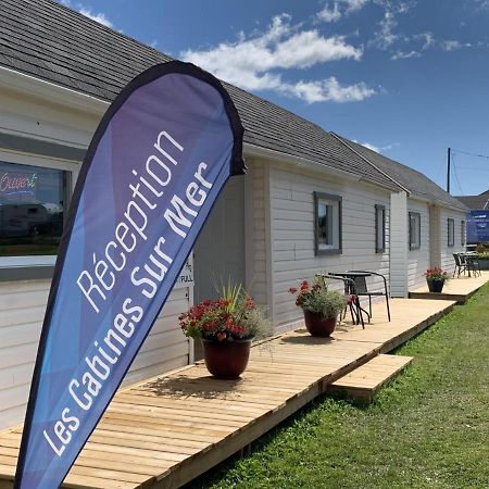 Les Cabines Sur Mer Cap-des-Rosiers Kültér fotó