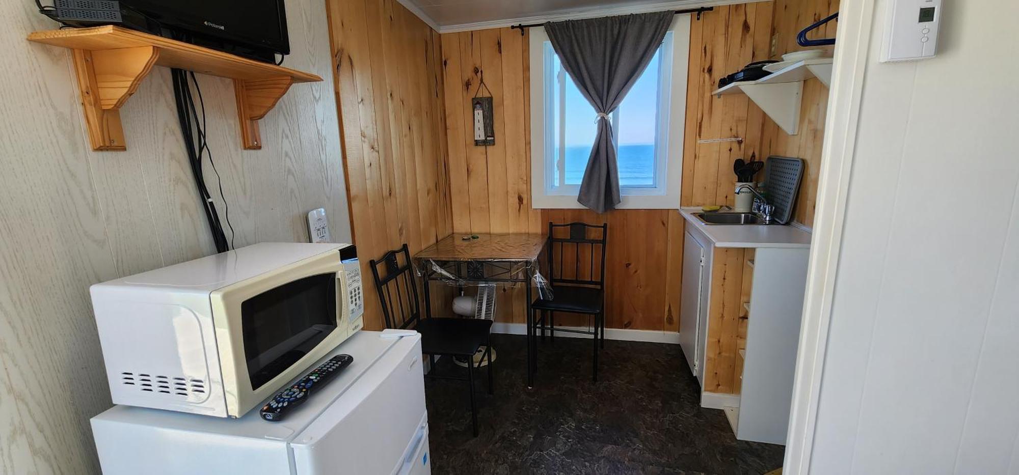 Les Cabines Sur Mer Cap-des-Rosiers Szoba fotó