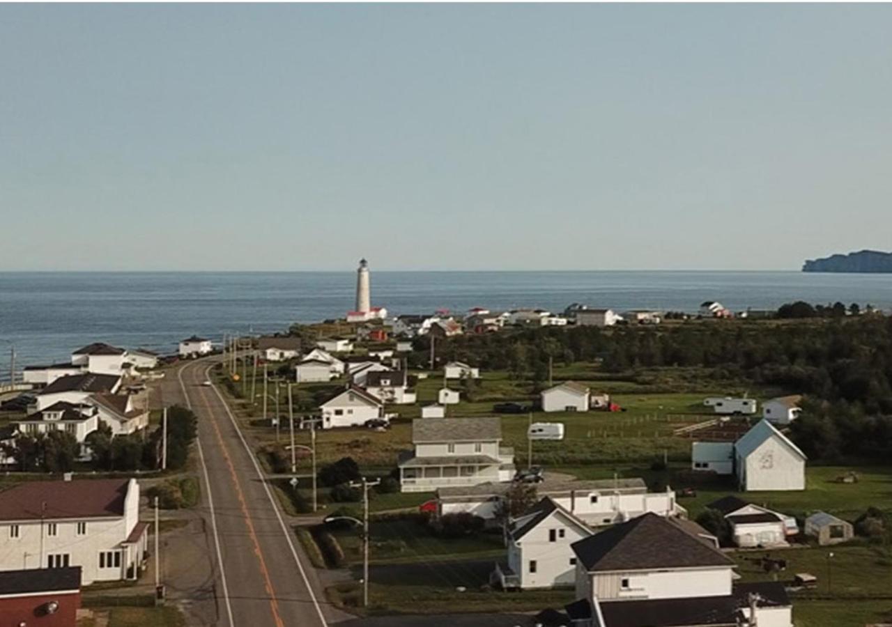 Les Cabines Sur Mer Cap-des-Rosiers Kültér fotó